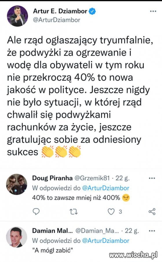 Dziambor jak zwykle w punkt.