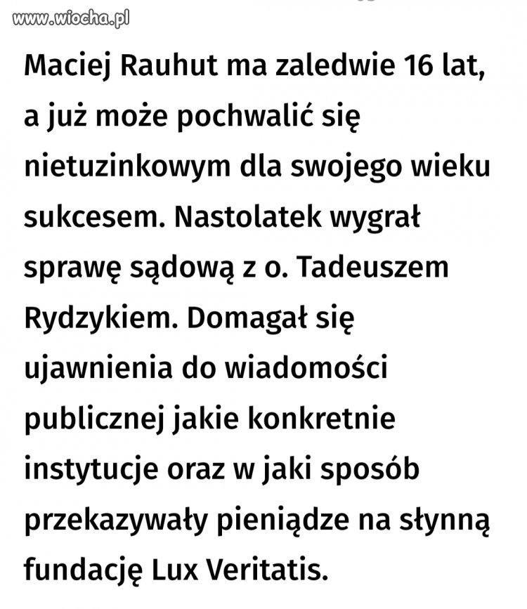 W młodych nadzieja