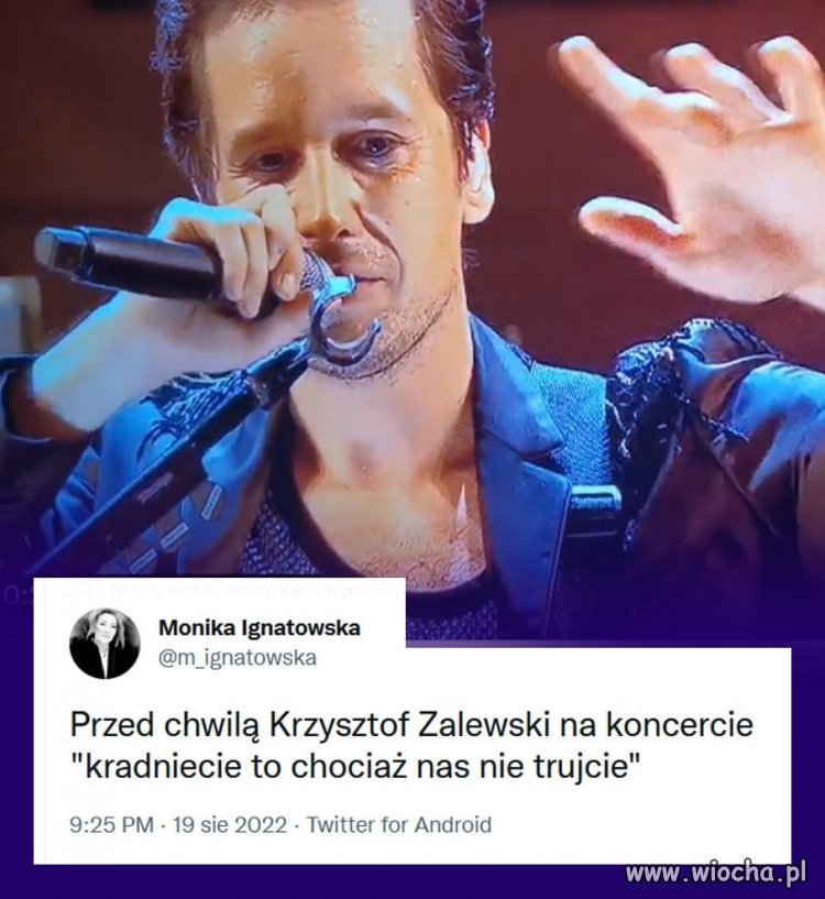 Krzysztof Zalewski z komunikatem dla zatrutego rządu PiS