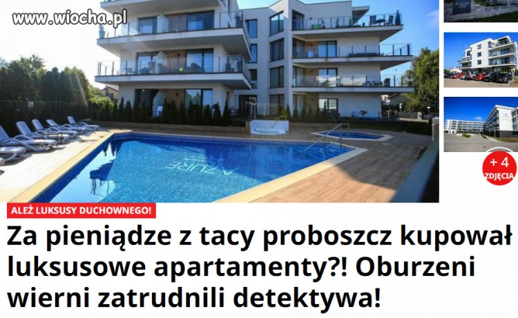 A na co Wasz proboszcz kasę z tacy wydaje?