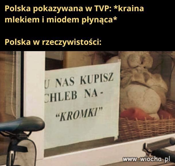 Taka jest rzeczywistość i jeszcze długo będzie
