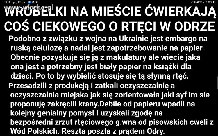 Historia której od rządowych debili nie usłyszycie