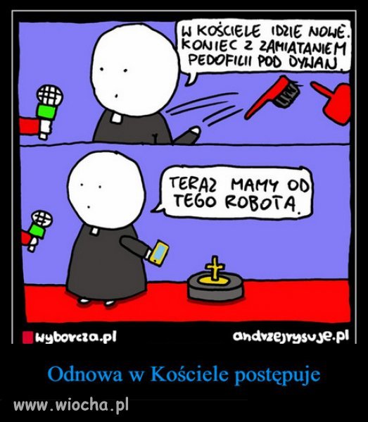Odnowa zamiatania pedofilii pod dywan...