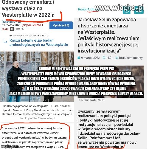 Otwarcie cmentarza na Westerplatte 