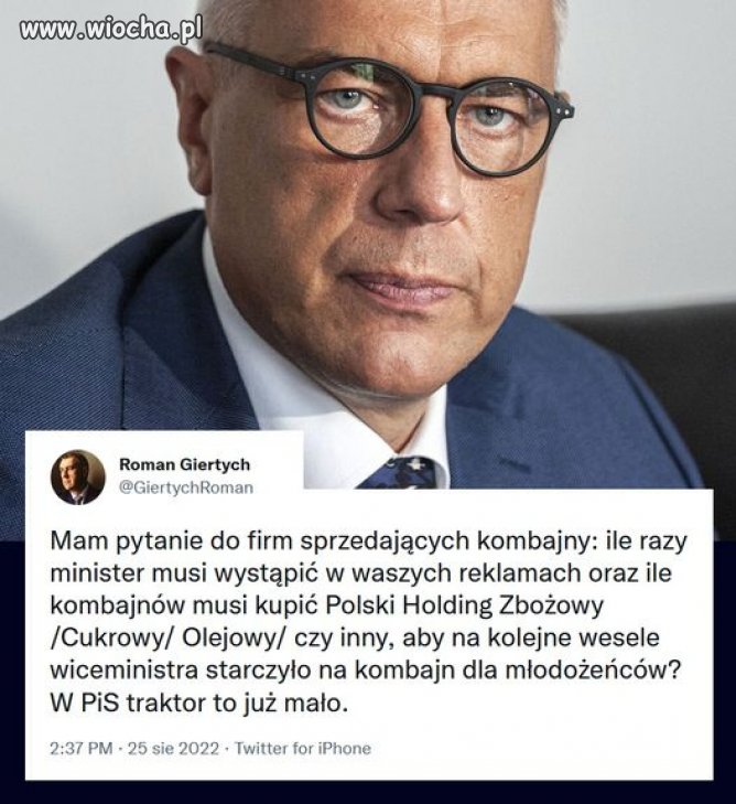 Traktor to już mało