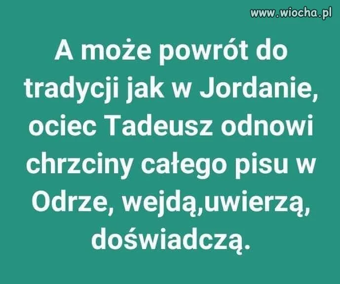 Może to dobry pomysł 