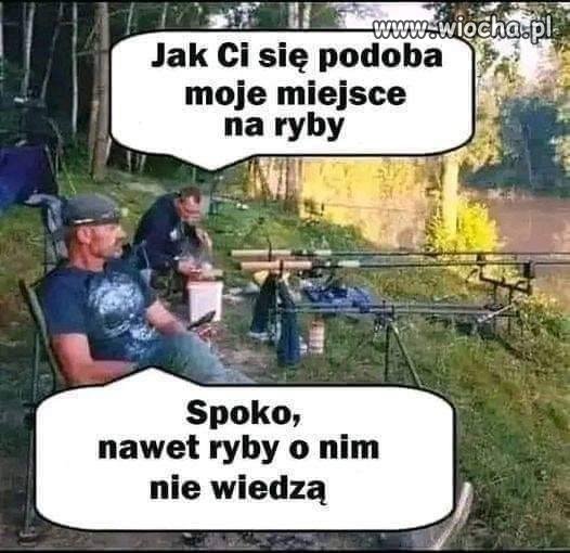Idealne miejsce na ryby 