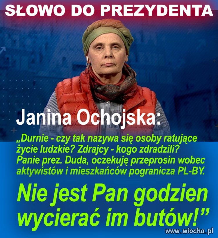 Wstyd na cały świat za takiego prezydenta.