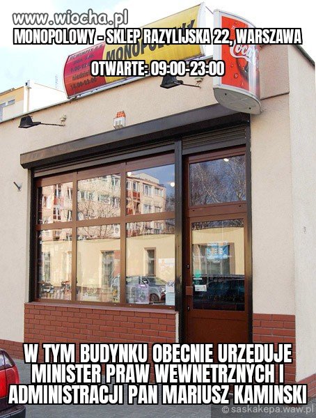 Wróbelki ćwierkają że tam urzęduje od dłuższego...