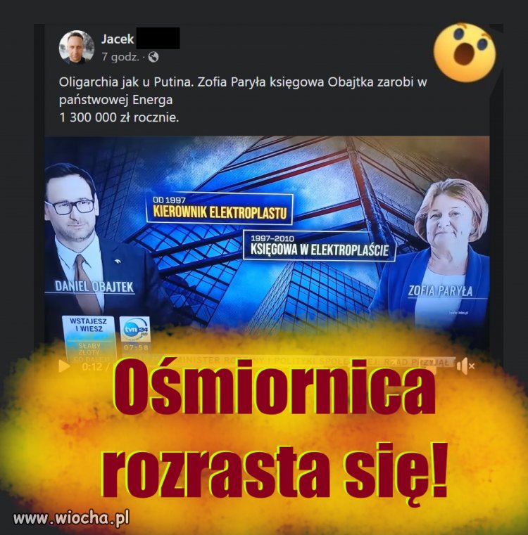 Oligarchia jak u Putina. 