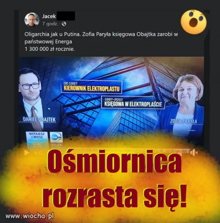 Oligarchia jak u Putina. 