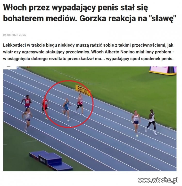 Jak się panu biegło? Strasznie **ujowo!