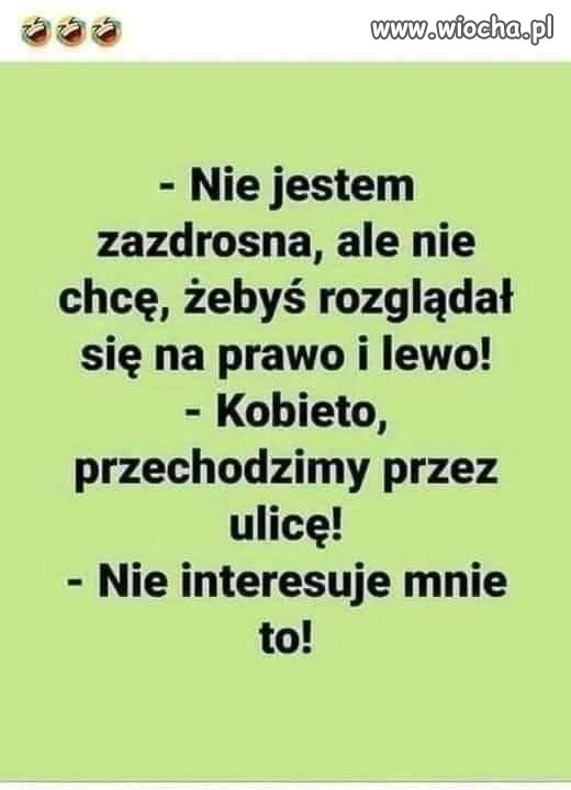 Kobiety nie są zazdrosne 