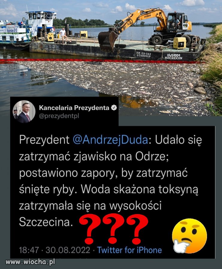 Polska dysponuje technologią zatrzymywania skażonej wody w rzece?