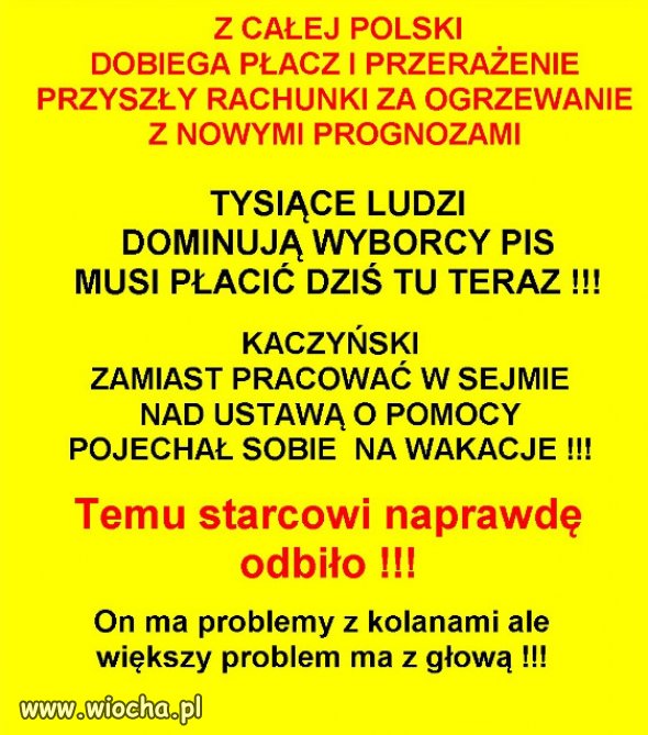 Chcieliście "Dobrych Zmian" PiSu, to je macie...