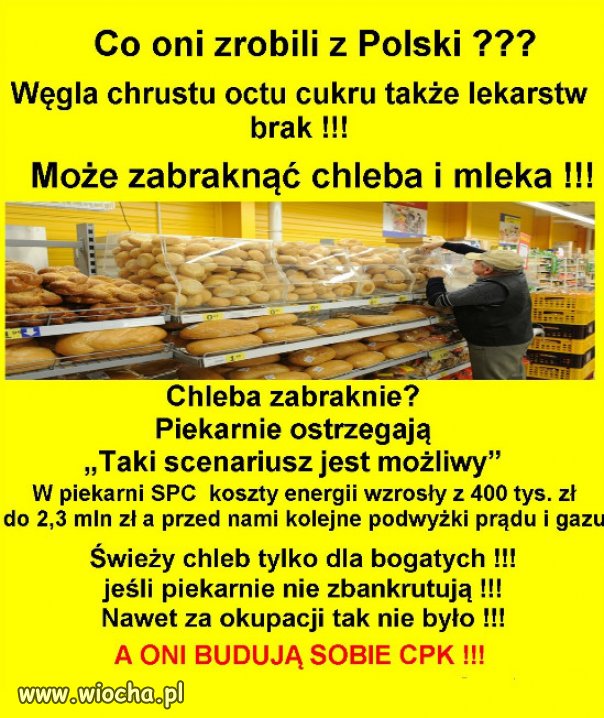 Rezultat rzadow, "Dobrych zmian" i taki rezultat..