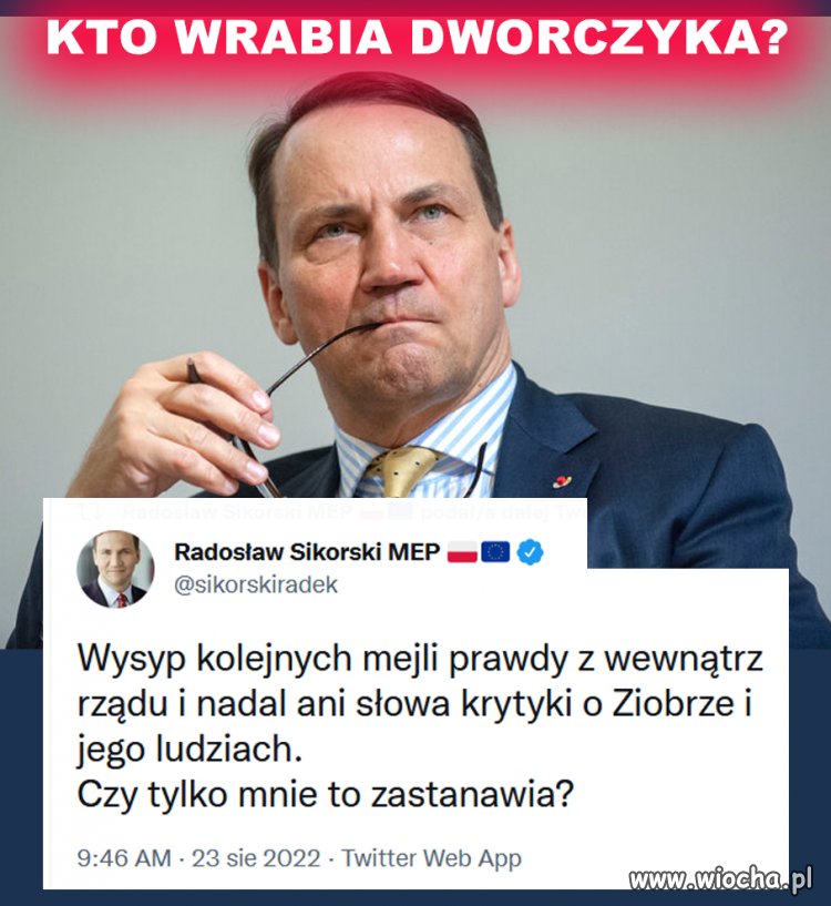 Jeśli to robota SP, to by tłumaczyło dlaczego 