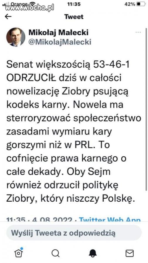 Obawiam się, że większość sejmowa i tak to przepchnie!!
