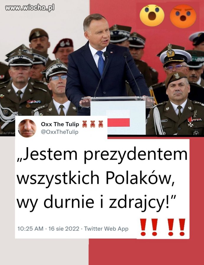 Ty nie jesteś moim prezydentem!!!   