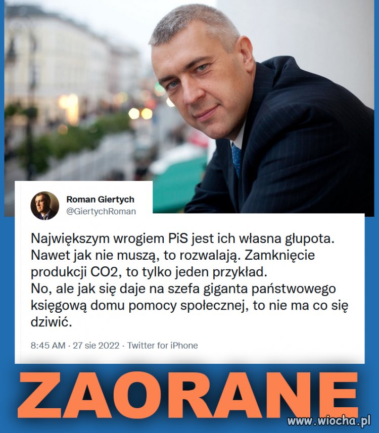 Nie przepadam za gościem 