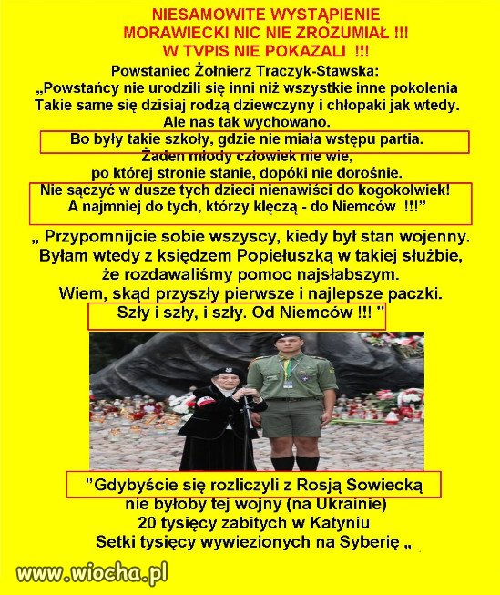 Pani Wando, to było piękne przemówienie !