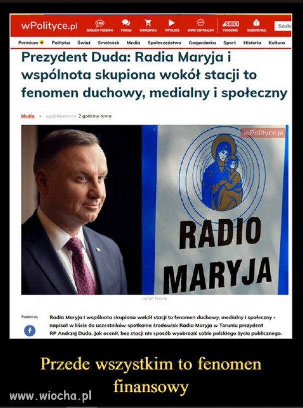 Reklama oszusta z Torunia, od rezydenta Kaczyńskiego...