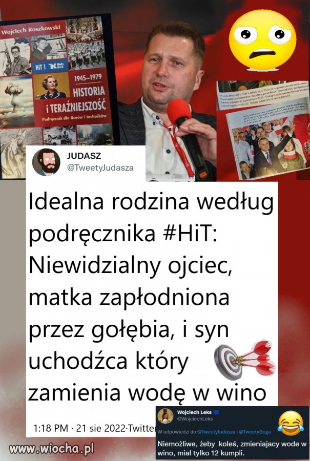 Jest jeszcze tatuś rogacz i banda meneli czekająca, aż synek naprodukuje wina. A porem piszą cuda...