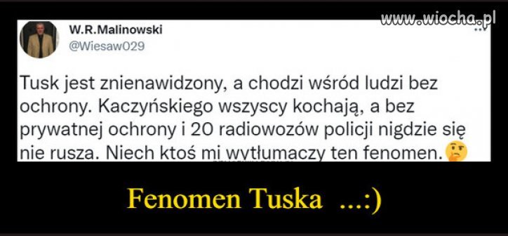 Strach Kaczynskiego przed miloscia narodu...