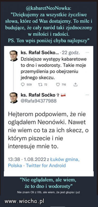Jezusa też nie widział, ale wie. 