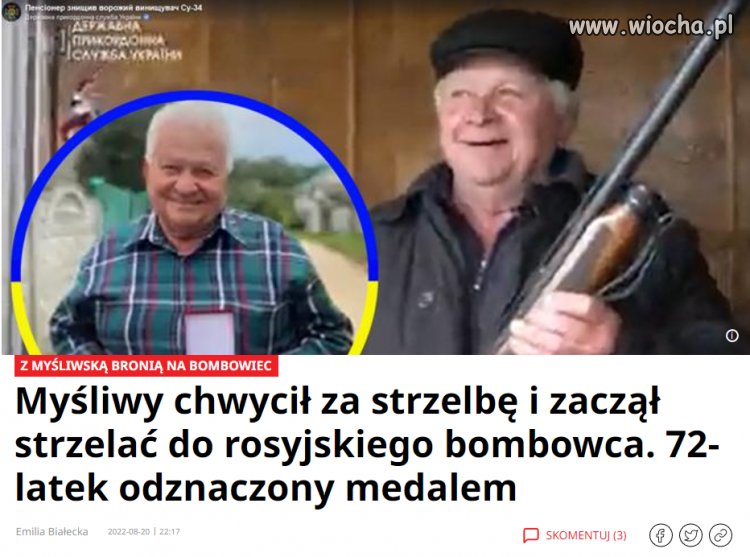 Myśliwy ustrzelił bombowca 😂
