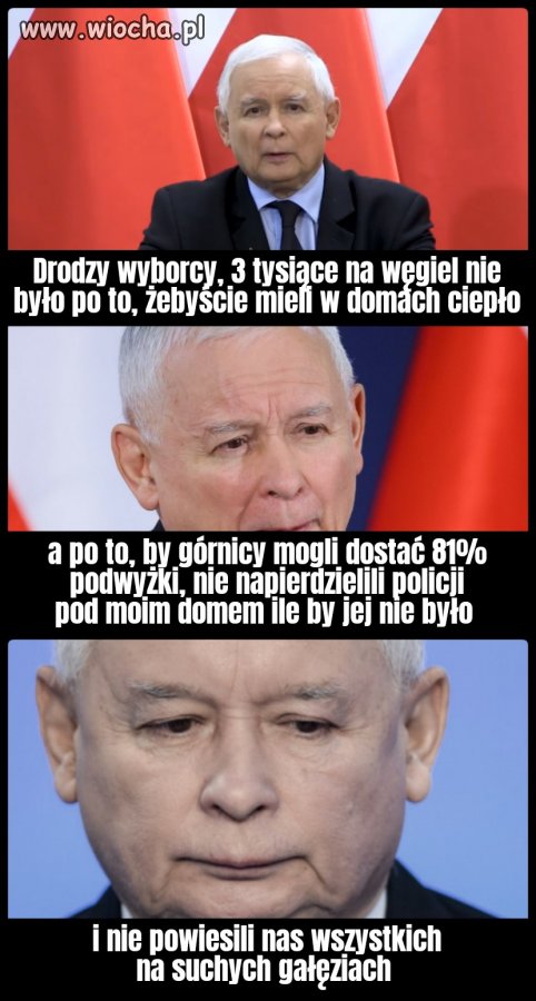 No wreszcie jakieś konkretne wystąpienie 