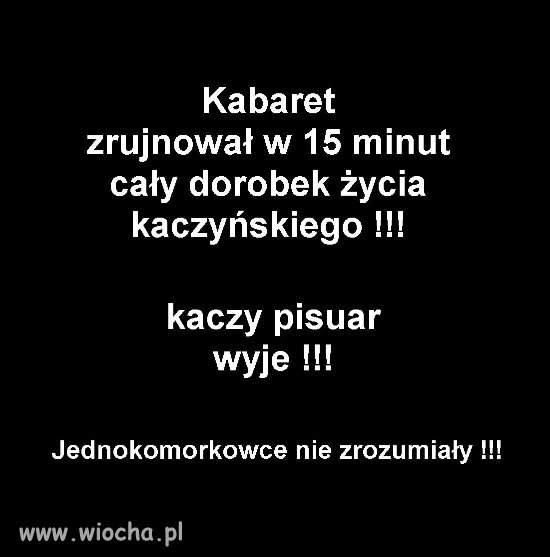 Marny to był dorobek, skoro dał się zrujnować w 15 min.