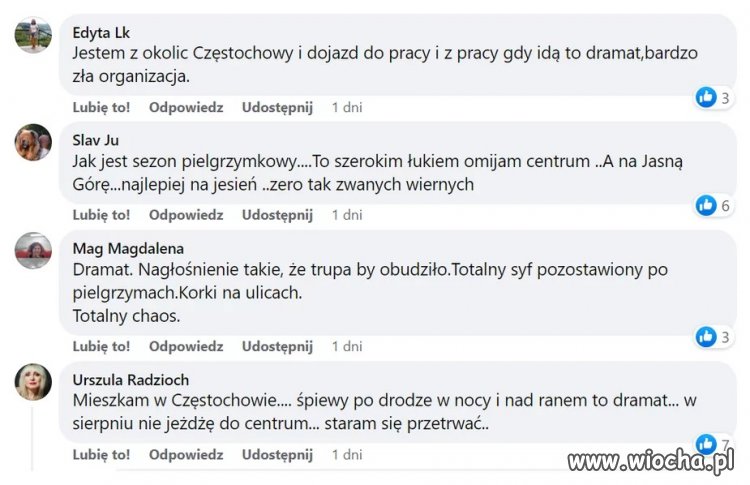 Pielgrzymki oczami mieszkańców Częstochowy