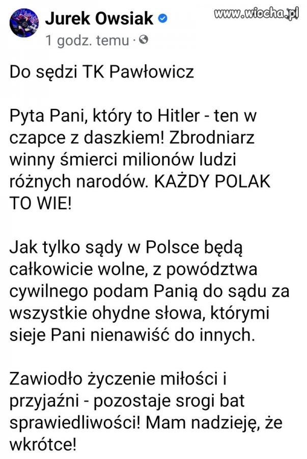Jurek Owsiak mówi jak jest.