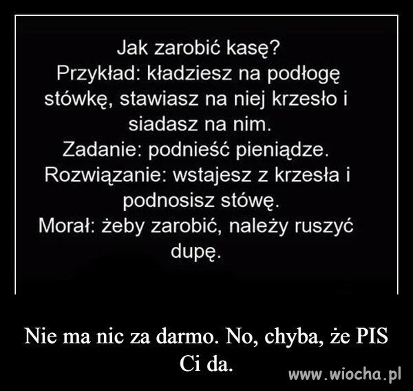 PiS nie ma swoich pieniędzy 