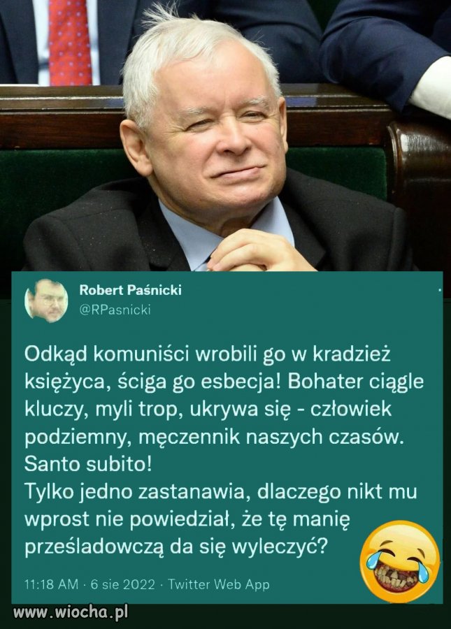 Podobno elektrowstrząsy i potrójna lewatywa czynią cuda ...
