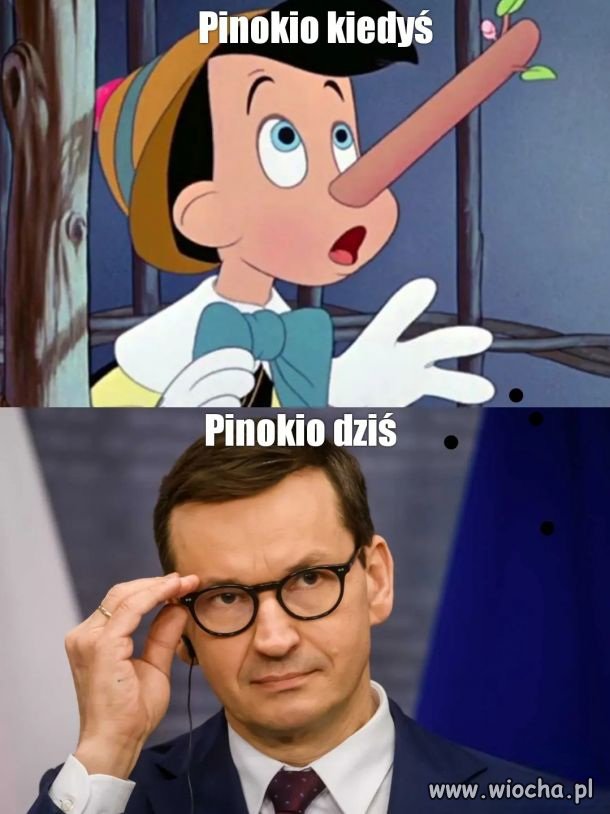 Pinokio kiedyś i dziś.