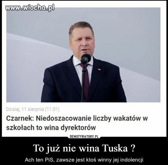 Wina innych nie PiS