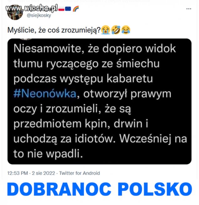 U prawych ciężko z myśleniem