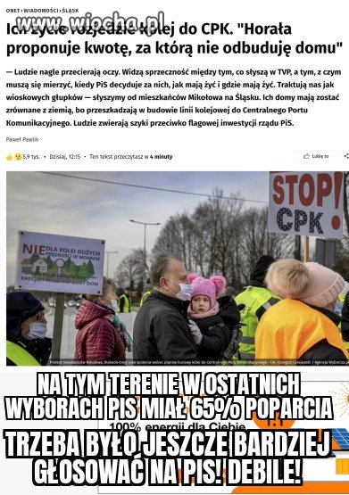 Sami głosowali za tą masakrą jak karp za...