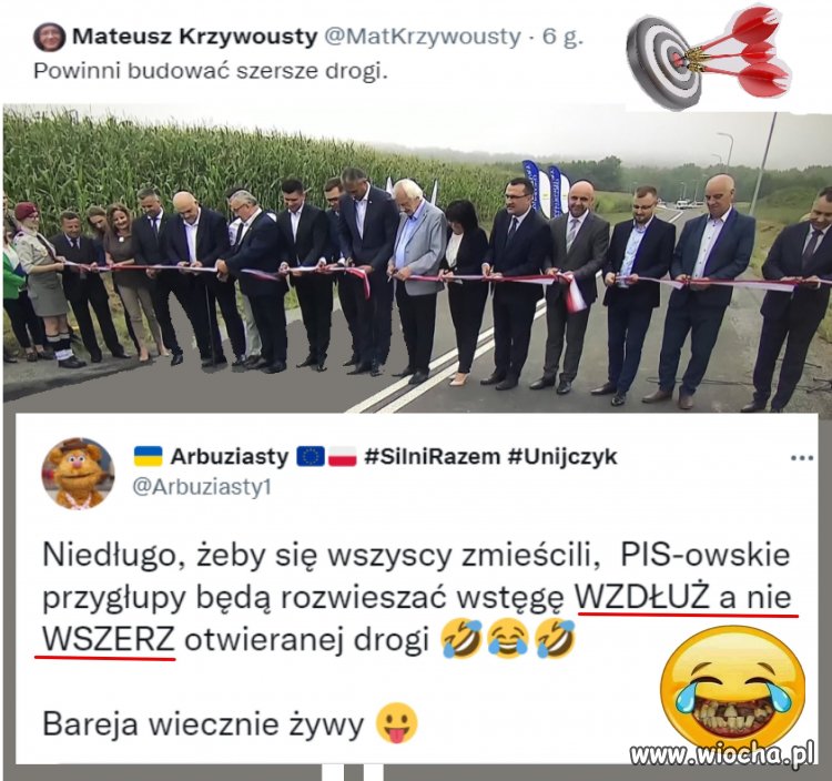 Powinni budować szersze drogi 