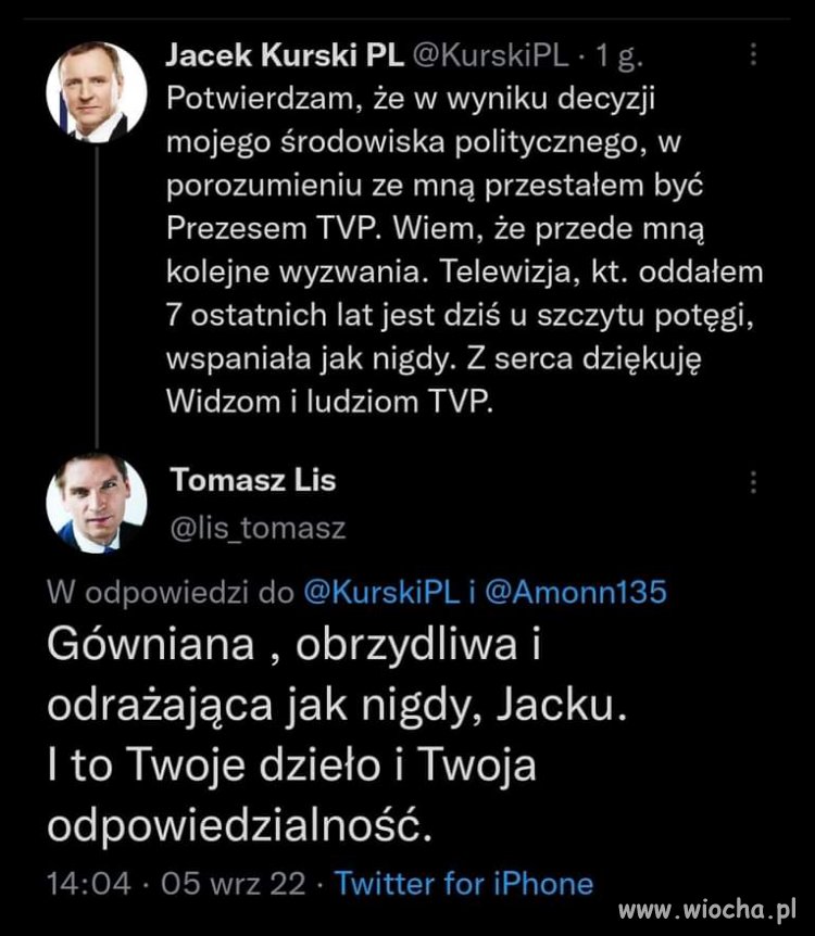 Brawo Tomasz Lis. 