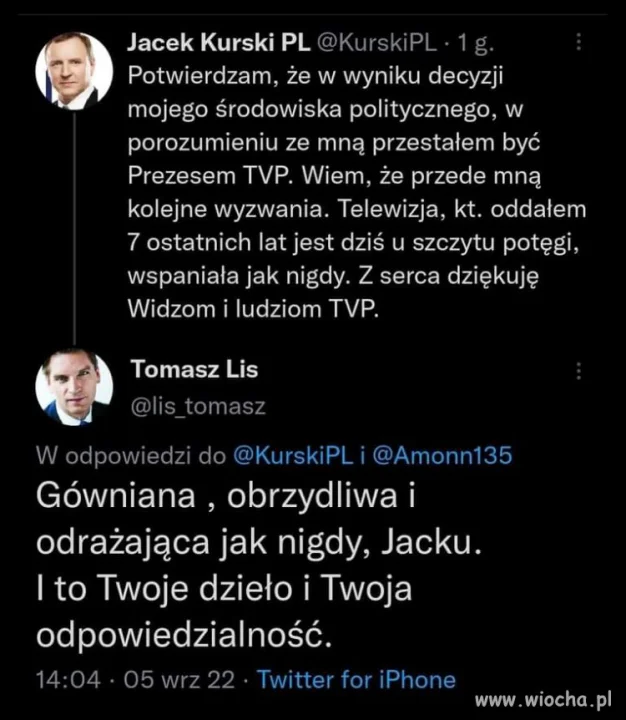 Brawo Tomasz Lis. 