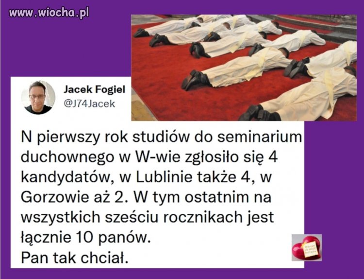 Trzy seminaria, sześciu facetów. Kto za to płaci ? 