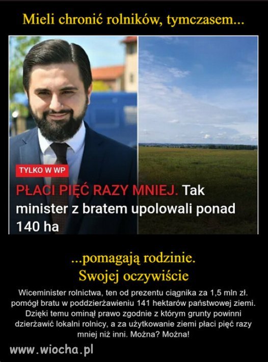 Jak to mówią: Kto ma PiS w rodzinie, ten nie zginie...