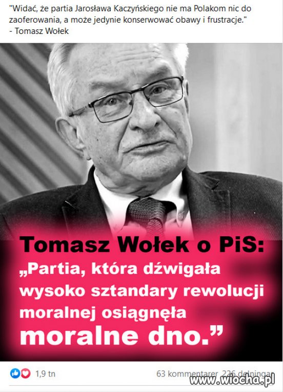 PiS nigdy nie mial nic do zaofiarowania, tylko chcieli krasc!