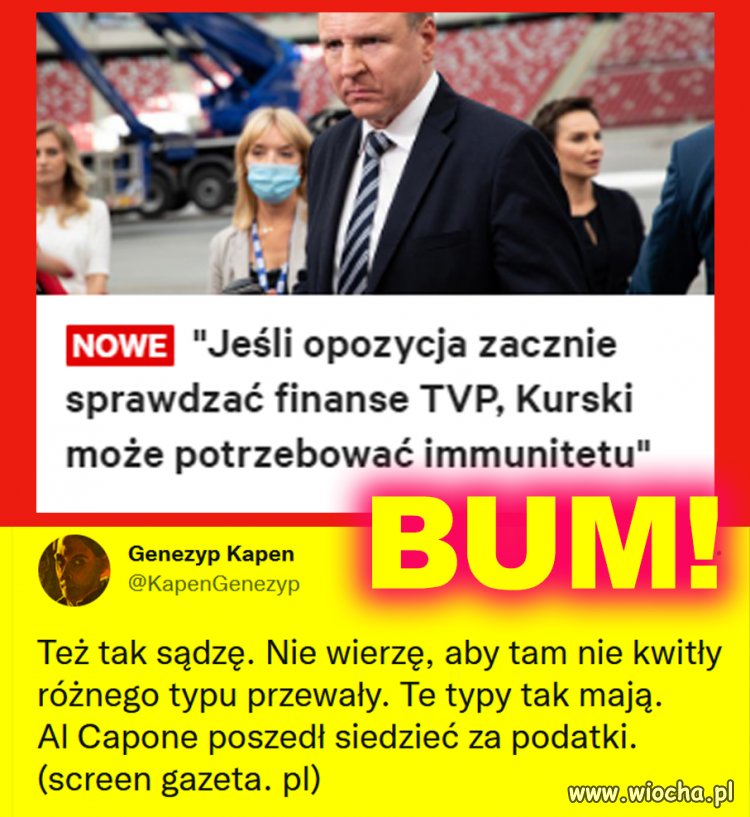 Przecież taki Wal jak on nie da rady żyć beż przewały.