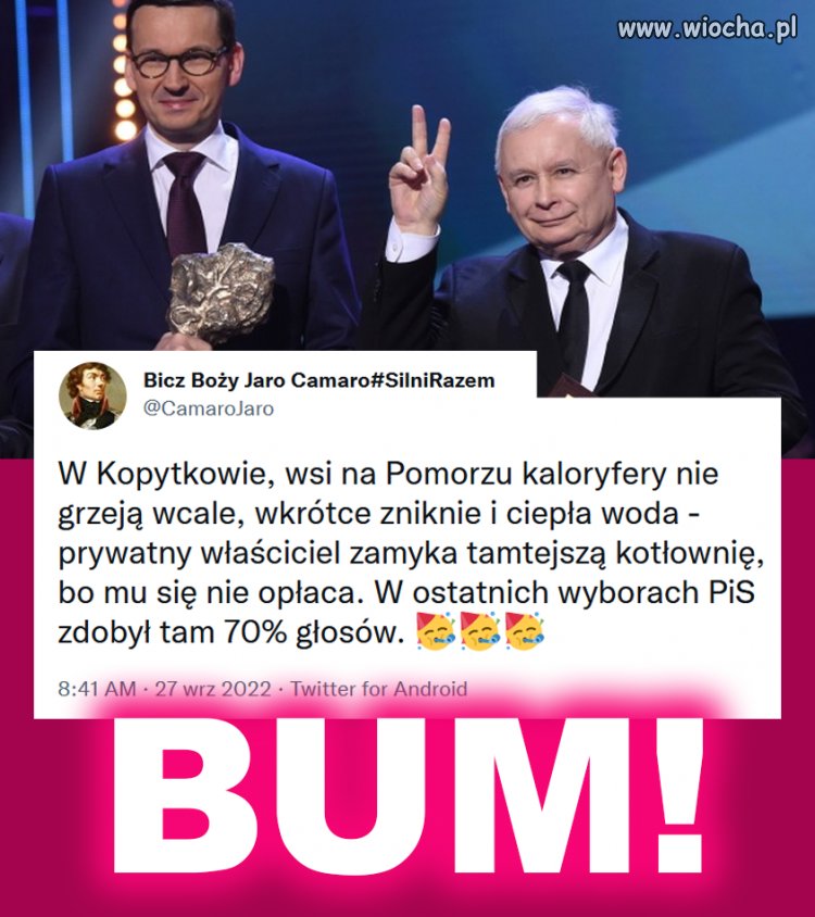 Teraz niech się cieszą dalej i skaczą, to się rozgrzeją 