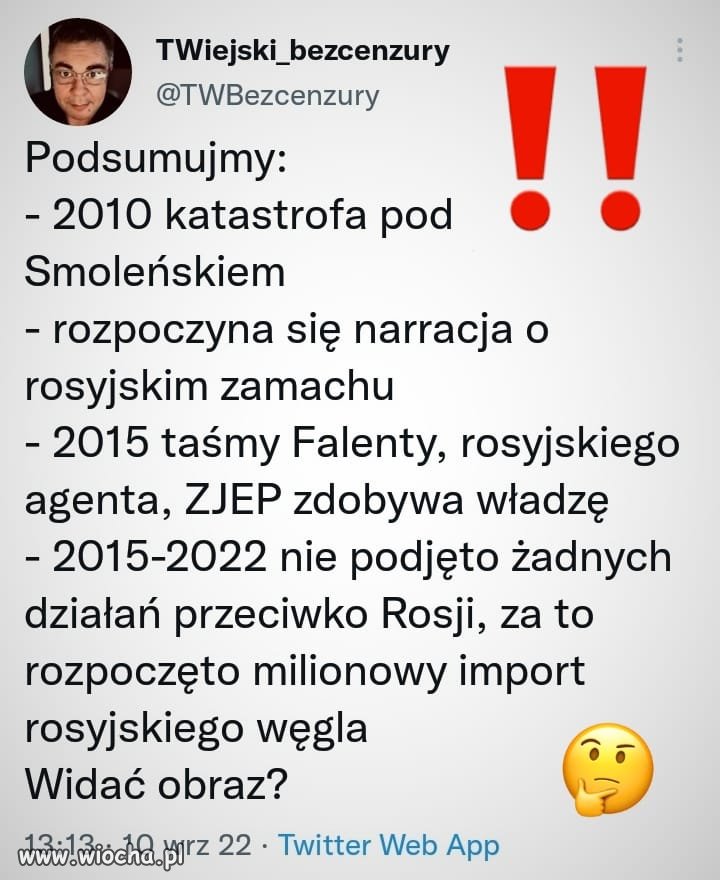 Dla mnie obraz wyraźny...