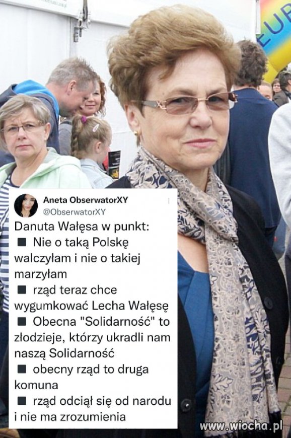 Danuta Wałęsa w punkt 